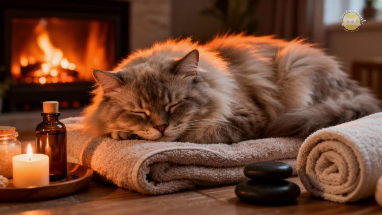 Cat Music - Peaceful Harp Music that Cats Love 24/7