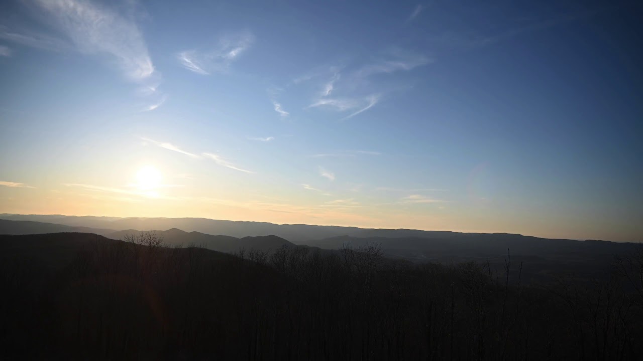 Nikon Z6 High Knob Scenic Tower Sunset Timelapse
