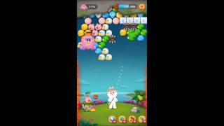 LINE バブル2　STAGE 881　黄金コニー　アイテムあり　×1.5　Gold Cony　LINE BUBBLE 2
