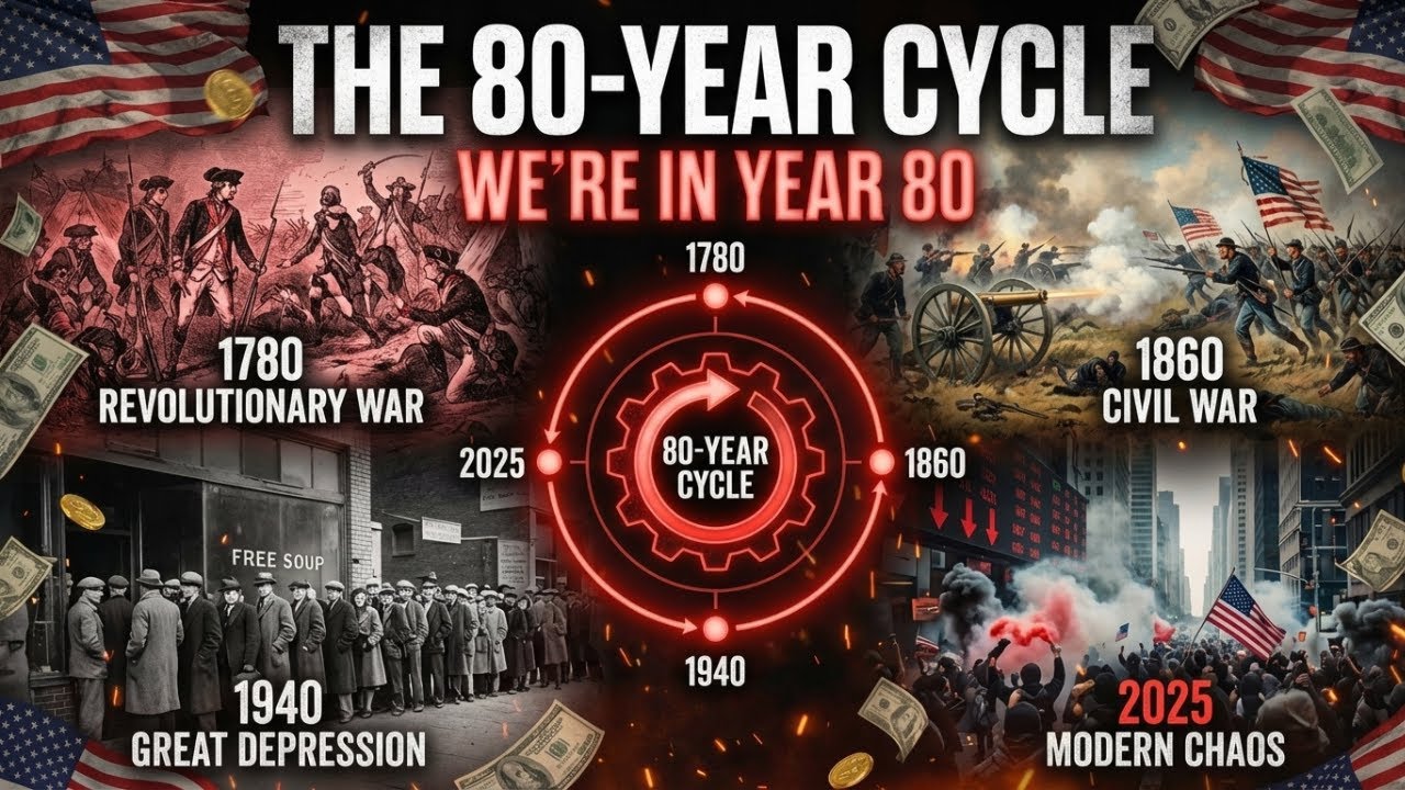 The 80-Year Cycle That Crashes America Every Time — We're In Year 80