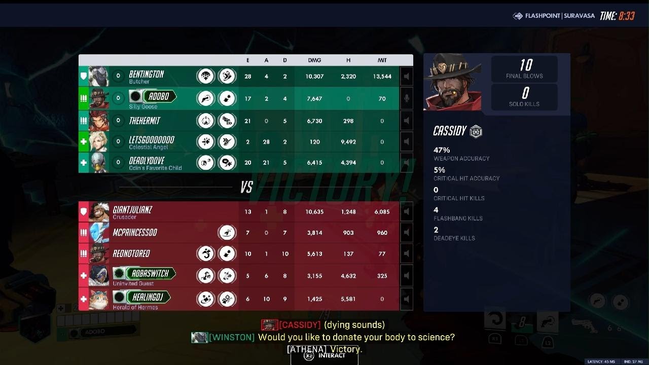 Suravasa (QP) - Cassidy with LETSGOOOOOOOO Mercy