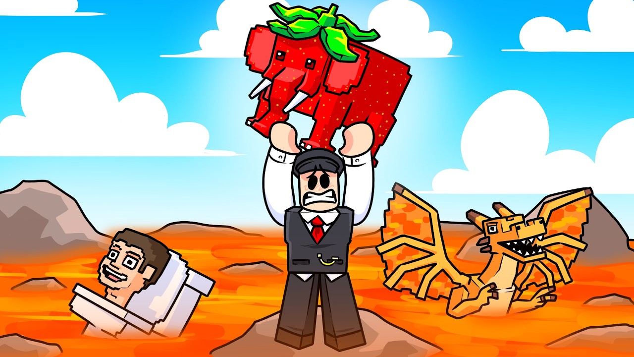 SOBREVIVE la LAVA para BRAINROTS es INCREIBLE...