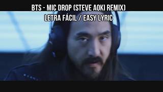 Bts Mic Drop Steve Aoki Remix Letra Fácil Easy Lyric