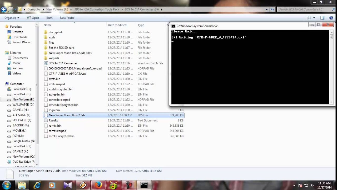 how to decrypt cia file on 3ds