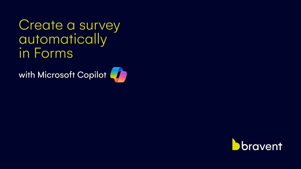 Creating a survey in forms with Copilot - YouTube