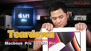 Teardown Macbook Pro 16" M1 Pro เครื่องแรงสเปคเทพ เจาะลึกถึงภายในมาดูกันว่าข้างในจะเป็นยังไง