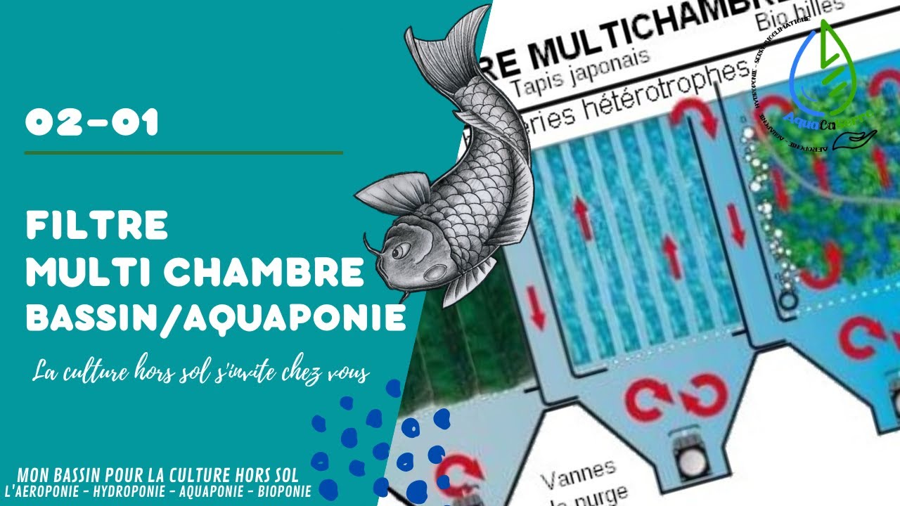 FILTRE BASSIN MULTICHAMBRE - AQUAPONIE