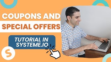 Coupons and special offers tutorial in Systeme.io