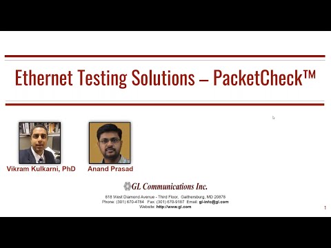 Ethernet Testing Solutions - PacketCheck™