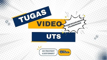[UTS] PEMROGRAMAN FRAMEWORK - AVI DAVIRIANI