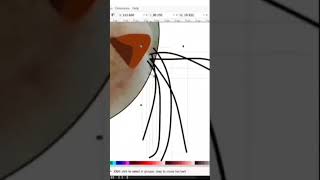 Illustration of a cat on Inkscape #shorts