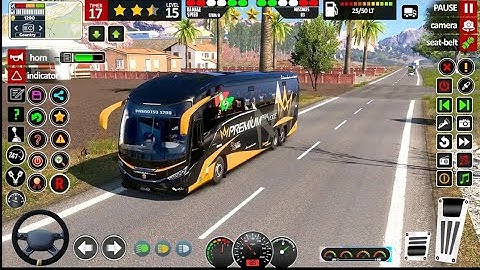 indian passenger bus simulator 3D  - Real bus driving game  - android Gameplay 2025 