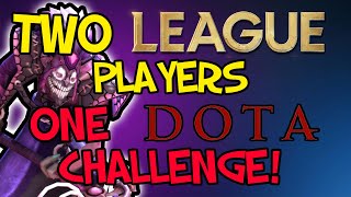 LEAGUE PLAYERS ATTEMPT DOTA 2 ALL HERO CHALLENGE! - PART 1