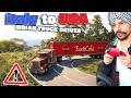 Italy to USA  🙏🏼Punjab Truck Trasport 🚨 x BrarTV