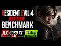 Resident Evil 4: Remake Benchmark| RX 9060 XT 16GB 1440p|