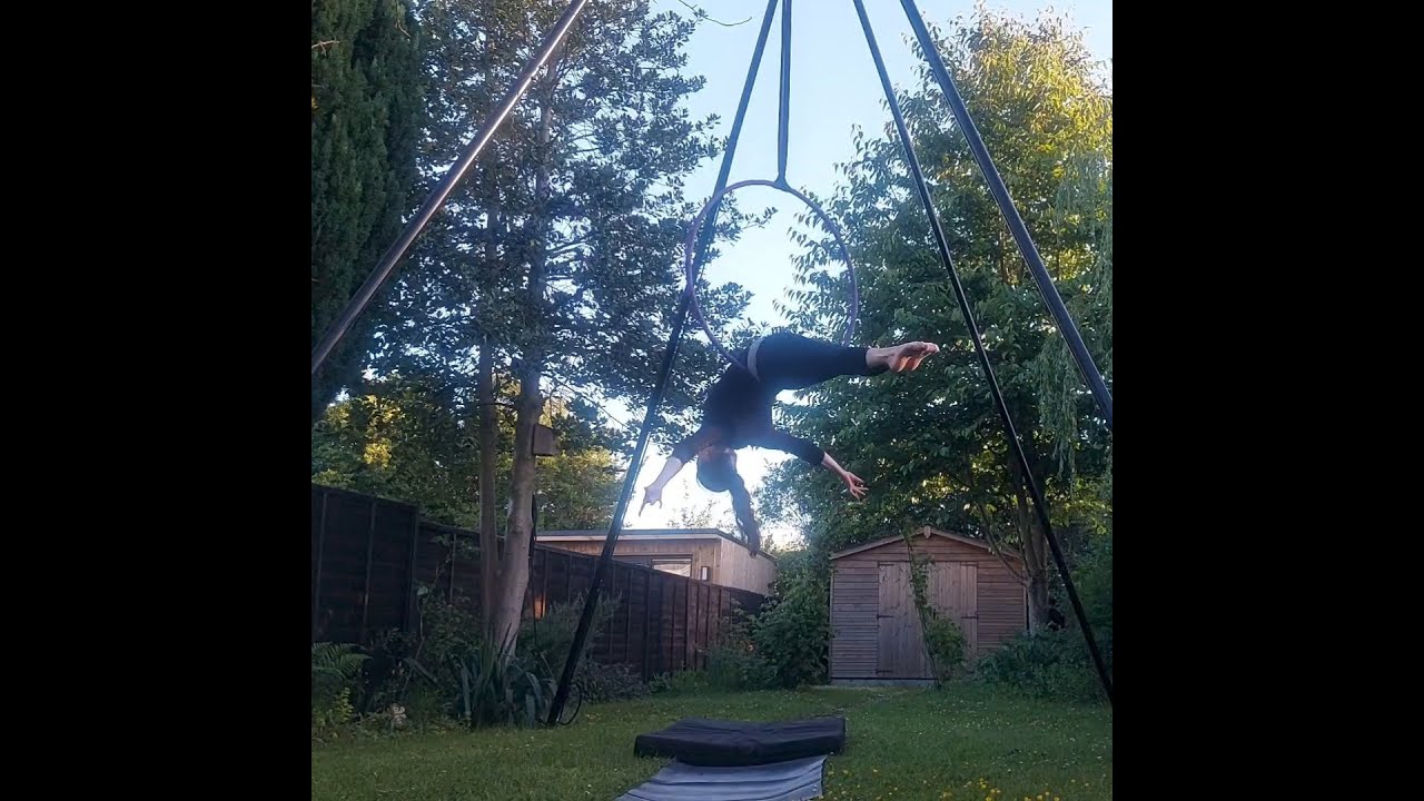 Back Balance- Aerial Hoop/ Lyra - YouTube