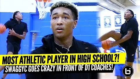 Best High School Dunker?! College Coaches Watch UN...