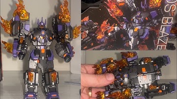 This is not fun! How to transform iron factory EX 72  chaos blaze. Transformers idw the fallen