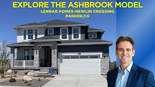 New Construction: 2,584 sq ft, 4BR, 4BA Ashbrook Plan by Lennar in Newlin Crossing, Parker, CO