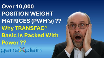 Over 10,000 Matrices? Why TRANSFAC Basic Is Packed with Power? #education