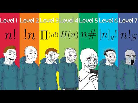 The 7 Levels of Factorials