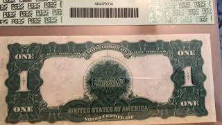 1899 Black Eagle Silver $1 Certificate PCGS 65 PPQ GEM! One Dollar Black Eagle