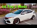 First top 5 Mods for Honda Civic Hatchback Sport