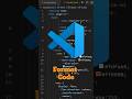 VS Code Shortcut You Must Know! Format Code Instantly #Shorts #VSCode #Coding