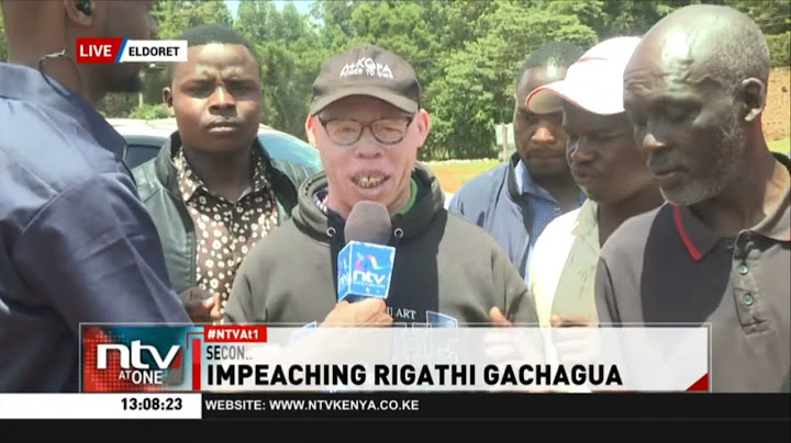 Turbo Constituency residents share views during public participation on DP Gachagua's impeachment