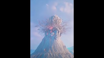 WATER VOLCANO ERUPTION #video #youtubeshorts #viral #volcano #eruption #shorts #fyp