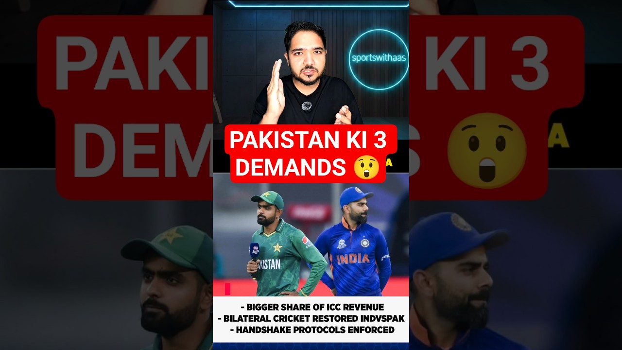pcb vs icc: pakistan ki 3 demands  ! bilateral series & revenue share?