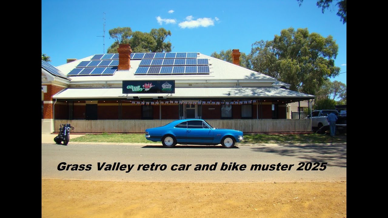 Grass Valley retro car muster 2025 (Music - P.O.D. Alive)