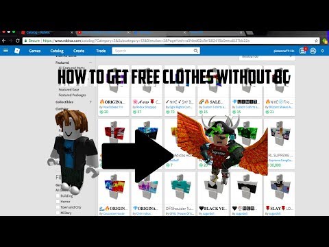 How To Get Free Clothes On Roblox Without Bc July 2018 Youtube - how to get free clothes on roblox 2018 no builders club youtube