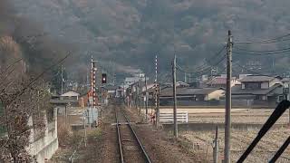 【後面展望】JR吉備線（桃太郎線）往復　岡山⇔総社　2022年度