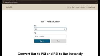300 Bar to PSI | Accurate and Instant Bar to PSI Conversion