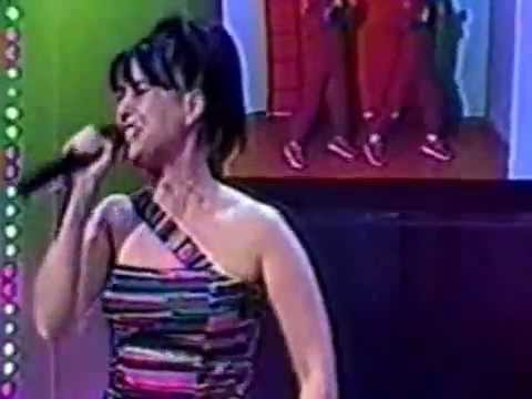 Le Tigre performing live on a local TV talk show