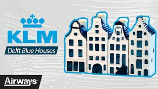 KLM's Business Class Gifts: the Delft Blue Houses