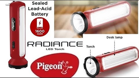Pigeon 2 in 1 LED Torch & desk light #Best LED Emergency light online