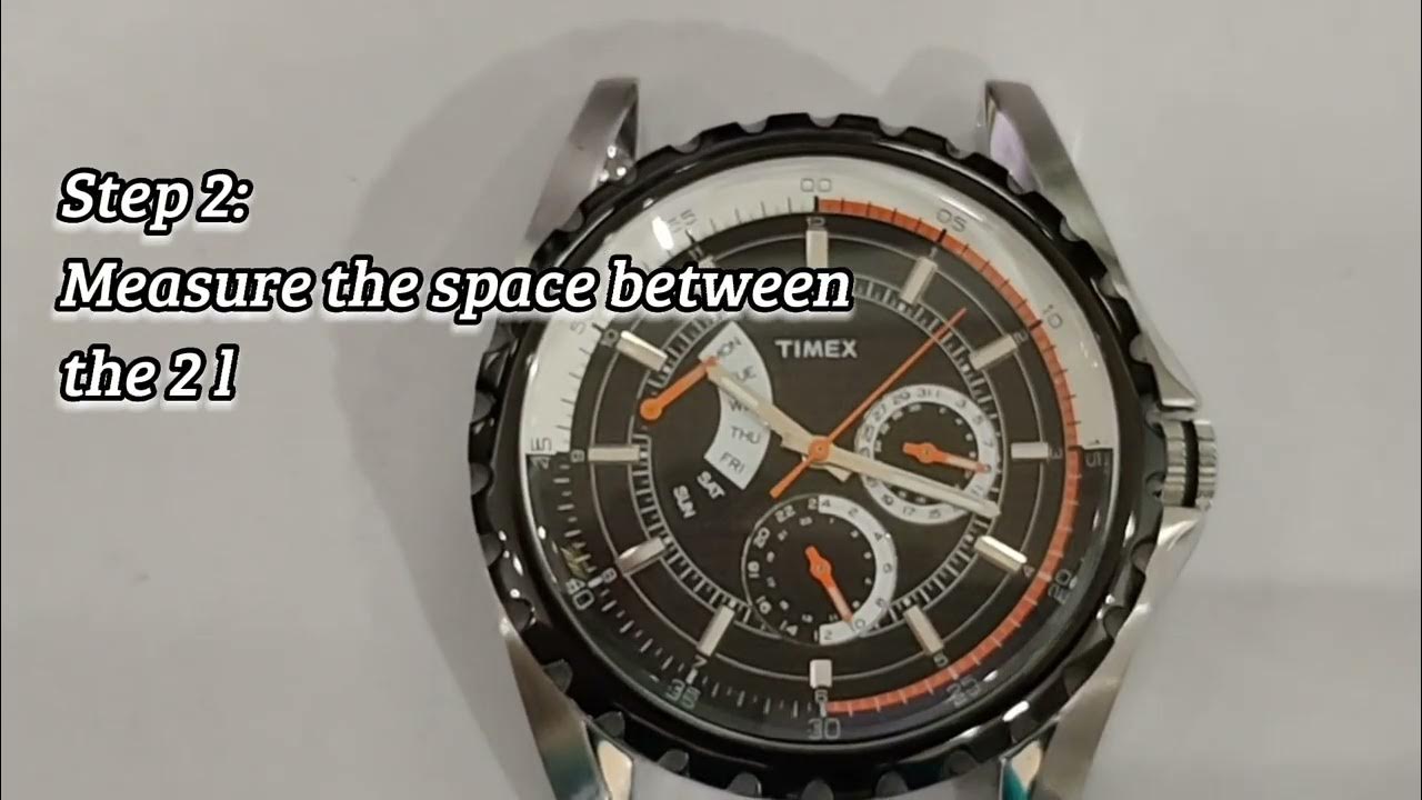 How to measure the lug width of watch? YouTube