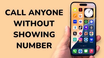 Call Anyone Without Showing Your Phone Number?