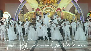 FIRST HOLY COMMUNION DANCE/ GRATITUDE DANCE/CHRISTIAN ACTION SONG