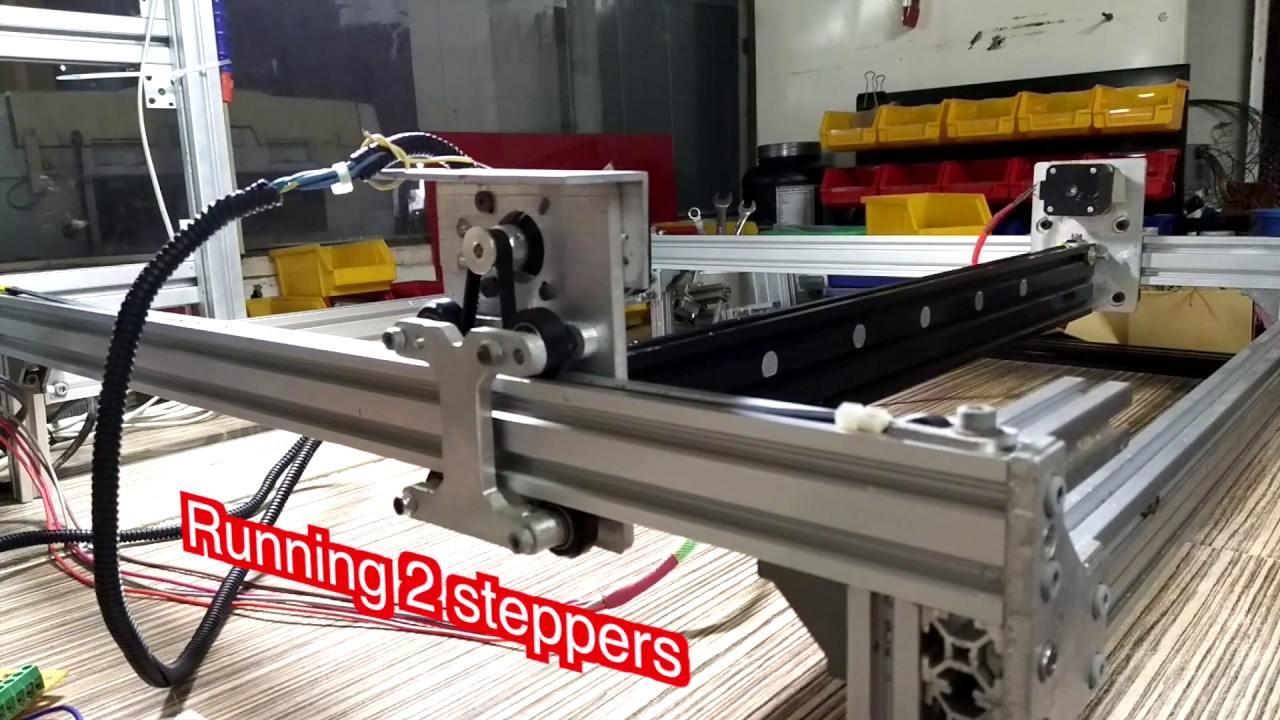 2 Axis CNC Kit 570 oz.in Nema 23 Stepper Motor & Driver CNC Mill Router 