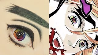 Doma 童磨 | Tutorial: Anime Eye Makeup 295