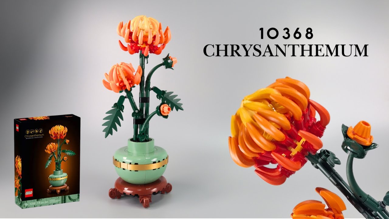 LEGO 10368 Chrysanthemum | Stunning LEGO Botanical Collection Speed ...