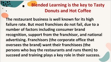 Chapter 8 E- Learning and use of Technology in Training