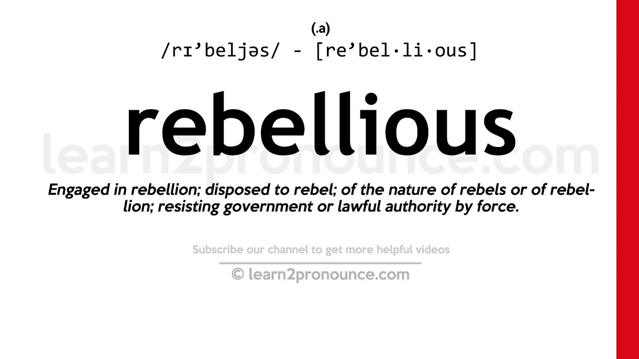 define rebel