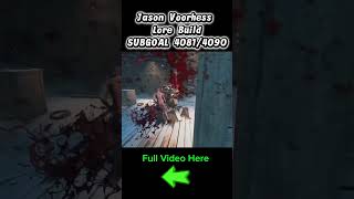 Jason Voorhess Lore Build #dbd #dbdcreator #deadbydaylight #shorts #funny #memes