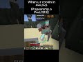 When u r cookin in axe pvp #minecraft #mc #smp #spearmace #axe #pvp