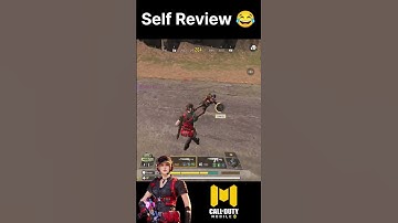 Self Review 😂 #codm #codmobile #callofdutymobile