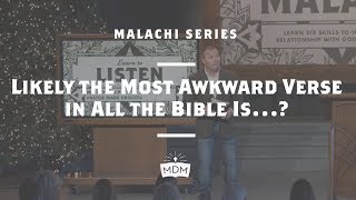 Likely the Most Awkward Verse in All the Bible Is⦠- Malachi